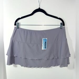 NWT Sporti Lycra Sport solid cover up swim skirt XL